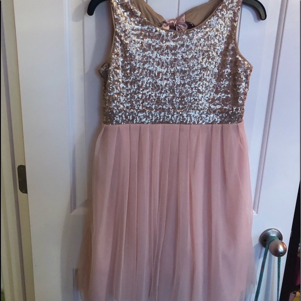 Poppies and Roses Girls Special Occasion Dress